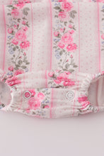 Load image into Gallery viewer, Pink floral print ruffle bubble
