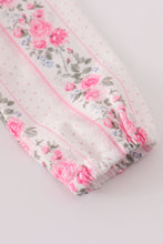 Load image into Gallery viewer, Pink floral print ruffle bubble

