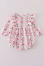 Load image into Gallery viewer, Pink floral print ruffle bubble
