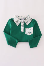 Load image into Gallery viewer, Green duck print pants set
