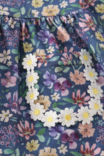 Load image into Gallery viewer, Purple floral lace bloomer set
