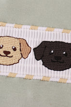 Load image into Gallery viewer, Puppy embroidery smocked bubble
