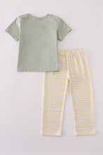 Load image into Gallery viewer, Puppy embroidery smocked pants set
