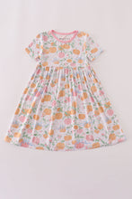 Load image into Gallery viewer, Pink pumpkin bamboo dress
