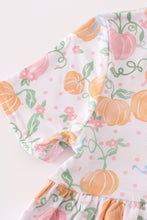 Load image into Gallery viewer, Pink pumpkin bamboo dress
