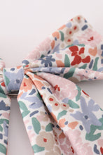 Load image into Gallery viewer, Blue floral print sailor bow
