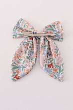 Load image into Gallery viewer, Blue floral print sailor bow
