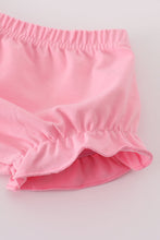 Load image into Gallery viewer, Purple puppy french knot stripe bloomer set
