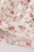 Load image into Gallery viewer, Pink rose hand smocked pants set
