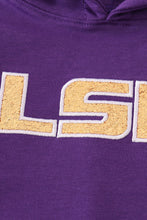 Load image into Gallery viewer, LSU glitter hoodie top
