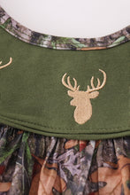 Load image into Gallery viewer, Forest hunting deer embroidery ruffle pants set
