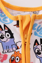 Load image into Gallery viewer, Character print bamboo pajamas romper
