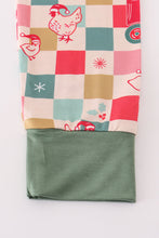 Load image into Gallery viewer, Checkered bamboo 2pc pajamas set
