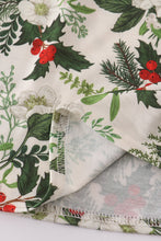 Load image into Gallery viewer, Green holly floral smocked dress
