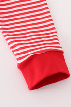 Load image into Gallery viewer, Red football applique top

