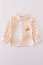Load image into Gallery viewer, Cream sweet as pie french knot button down shirt
