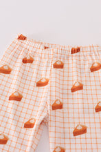 Load image into Gallery viewer, Cream sweet as pie print pajamas set
