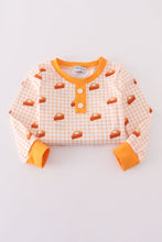 Load image into Gallery viewer, Cream sweet as pie print pajamas set
