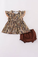 Load image into Gallery viewer, Camouflage ruffle bloomer set

