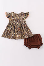 Load image into Gallery viewer, Camouflage ruffle bloomer set
