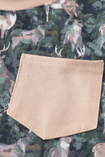 Load image into Gallery viewer, Camouflage hunting deer pajama set
