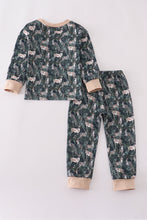 Load image into Gallery viewer, Camouflage hunting deer pajama set
