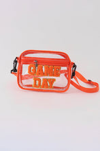 Load image into Gallery viewer, Orange GAME DAY french knot single-shoulder bag
