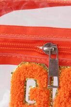 Load image into Gallery viewer, Orange GAME DAY french knot single-shoulder bag
