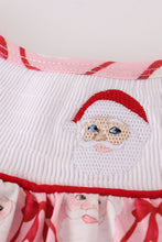 Load image into Gallery viewer, Red santa claus smocked bubble
