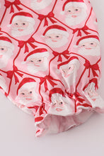Load image into Gallery viewer, Red santa claus smocked dress
