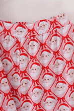 Load image into Gallery viewer, Red santa claus print bamboo mom pajamas  pants set
