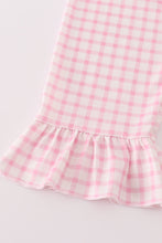 Load image into Gallery viewer, Blue Noah&#39;s Ark applique ruffle pants set
