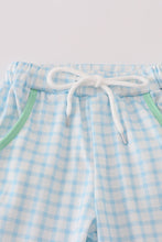 Load image into Gallery viewer, Green Noah&#39;s Ark applique ruffle pants set
