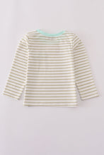 Load image into Gallery viewer, Khaki stripe top
