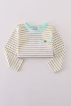 Load image into Gallery viewer, Khaki stripe top
