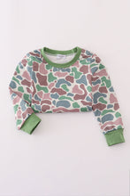 Load image into Gallery viewer, Camouflage print pants set
