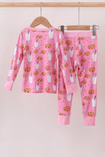 Load image into Gallery viewer, Pink milk cookie bamboo pajamas set
