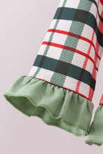 Load image into Gallery viewer, Green christmas reindeer applique pants set
