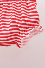 Load image into Gallery viewer, Red nutcracker print bloomer set
