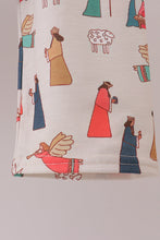 Load image into Gallery viewer, Navy nativity french knot pants set
