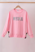 Load image into Gallery viewer, Pink MAMA glitter mom&amp;me top
