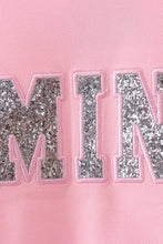 Load image into Gallery viewer, Pink MAMA glitter mom&amp;me top

