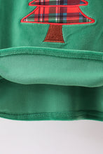 Load image into Gallery viewer, Green christmas tree applique pants set
