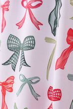 Load image into Gallery viewer, Red bow bamboo mom pajamas pants
