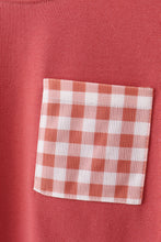 Load image into Gallery viewer, Gingham corduroy pants set
