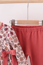 Load image into Gallery viewer, Autumn bloom corduroy ruffle pants set
