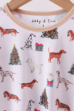 Load image into Gallery viewer, Christmas tree animal bamboo pajamas pants set

