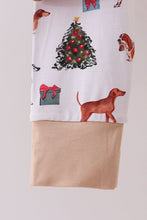 Load image into Gallery viewer, Christmas tree animal bamboo pajamas pants set
