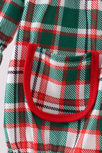 Load image into Gallery viewer, Green plaid ruffle bubble
