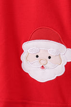 Load image into Gallery viewer, Red santa claus applique top
